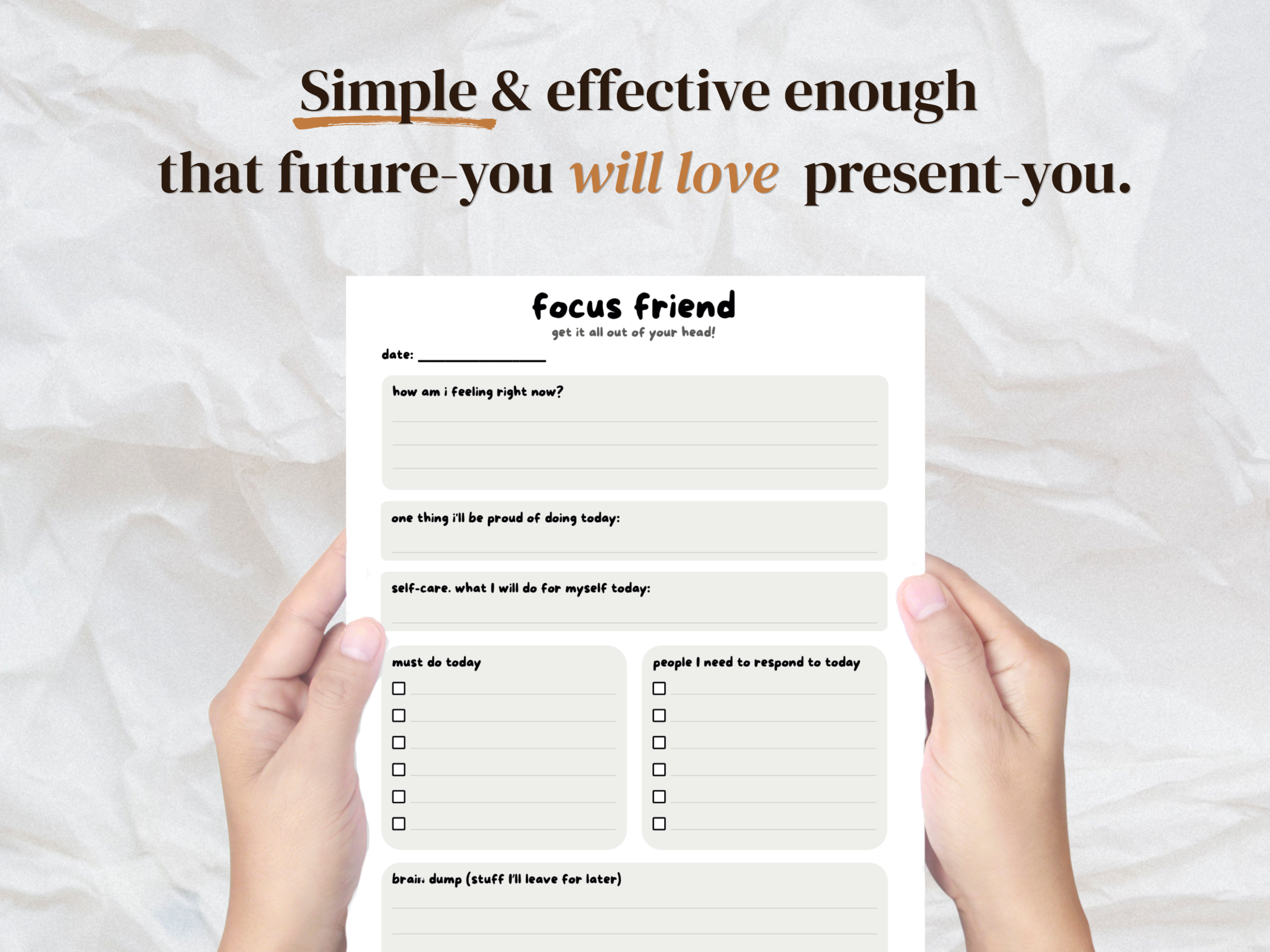 adhd executive function printable